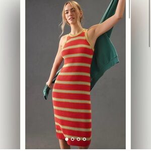 NWOT - MOTHER stripe knit midi - sz S